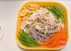 Baby Chicken Shredded Cold Noodles Recipe Illustration 5