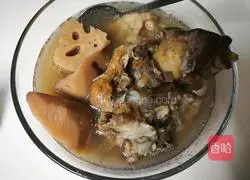 Lotus root tube bone soup recipe 5