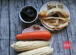 Illustration of how to make shrimp and corn nourishing soup 1