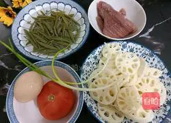 Lotus root balls and water shield soup recipe 1