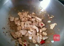 Illustration of how to make fried pork slices with bitter melon 6
