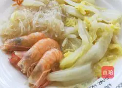 Illustration of how to make cabbage vermicelli pot 7