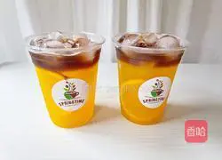 Iced Orange Americano Coffee Recipe Illustration 5