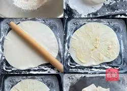 Illustration of making sauce-flavored pancakes 7