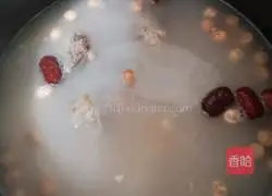 Illustration of how to make yam and peanut pork ribs soup 7