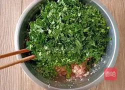 Illustration of how to make coriander meatloaf 5