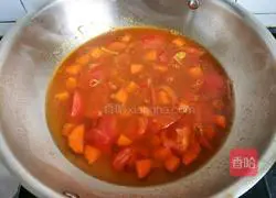 Illustration of how to make curry tomato pot cake 5