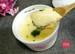 Illustration of how to make steamed egg custard 10