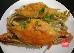 Illustration of how to make egg yolk baked crab 13