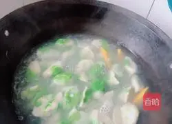 Illustration of how to make green dumplings 6