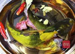 Illustration of how to make ox tail fish, cabbage and tofu soup 7