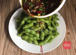 Illustration of how to make cold edamame 8
