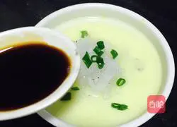 Illustration of how to make whitebait and egg custard 8