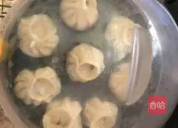 Illustration of how to make mini pan-fried buns 13