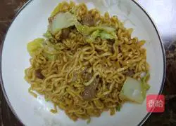 Illustration of how to make fried noodles 13