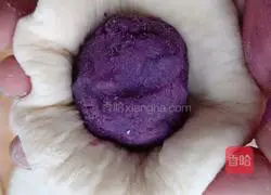 Illustration of how to make purple sweet potato buns 4