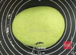 Illustration of how to make hand-rolled spinach noodles 7