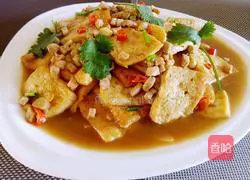 Illustration of how to make minced meat tofu 10