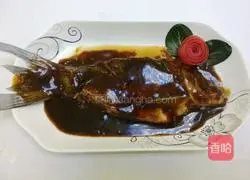 Illustration of how to make West Lake vinegar fish 10