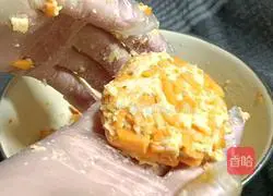 田园Illustration of how to make pumpkin cake 5