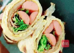 Illustration of how to make quick-frozen hand cakes 10