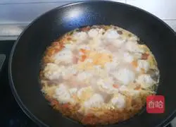 Illustration of how to make fish ball soup 17