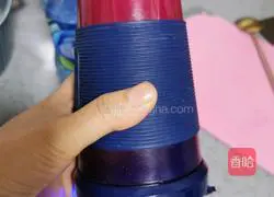 Illustration of how to make dragon fruit pulsating energy ice drink 7