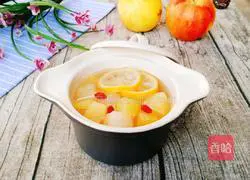 Lemon fruit sweet soup recipe 9