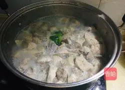 White radish and pig lung soup recipe 1