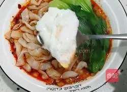 Illustration of hand-rolled noodles with juice 14