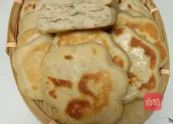 Illustration of making oatmeal and yam pancakes 7