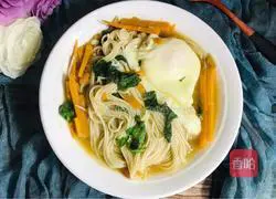 Illustration of how to make sweet potato noodle soup 8