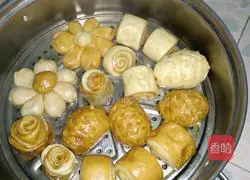 Illustration of how to make two-color steamed buns 5