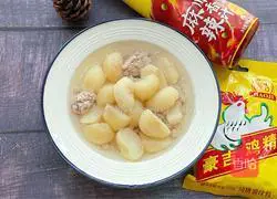 Illustration of how to make water chestnut lean meat soup 10