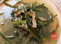 Korean Illustration of how to make kelp beef soup 5