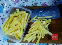 Illustration of how to make French fries 2