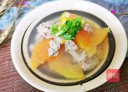 Illustration of how to make papaya meat soup 5