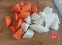 Carrot, Yam and Mutton Soup Recipe Illustration 2