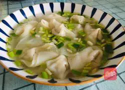 Illustration of how to make wontons in clear soup 8