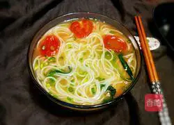 Clear Soup Noodles#Horse Horse Standard Breakfast#Recipe Illustration 20