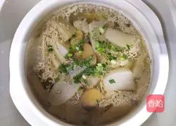 Illustration of how to make lean radish meat soup 9