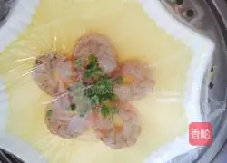 Illustration of how to make shrimp and egg custard 5