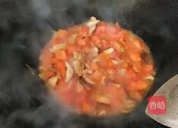 Illustration of how to make Alligella noodles with tomato sauce 9