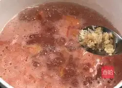 Illustration of how to make tomato and sago 10