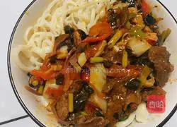 Xinjiang Oily Pork Noodles (Home-cooked Version) Recipe Illustration 8