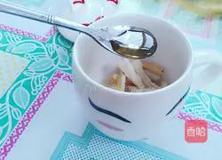 Illustration of how to make grapefruit honey tea 2