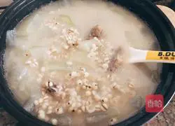 Winter Melon, Barley and Pork Ribs Soup Illustration 7