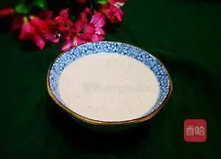 Illustration of making red dates and peanut soy milk 10