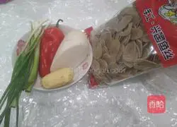 Illustration of how to make cold shredded fish 1