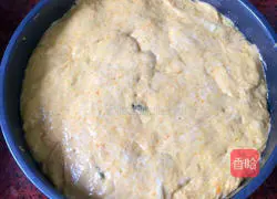 Illustration of how to make two-color hair cake 9